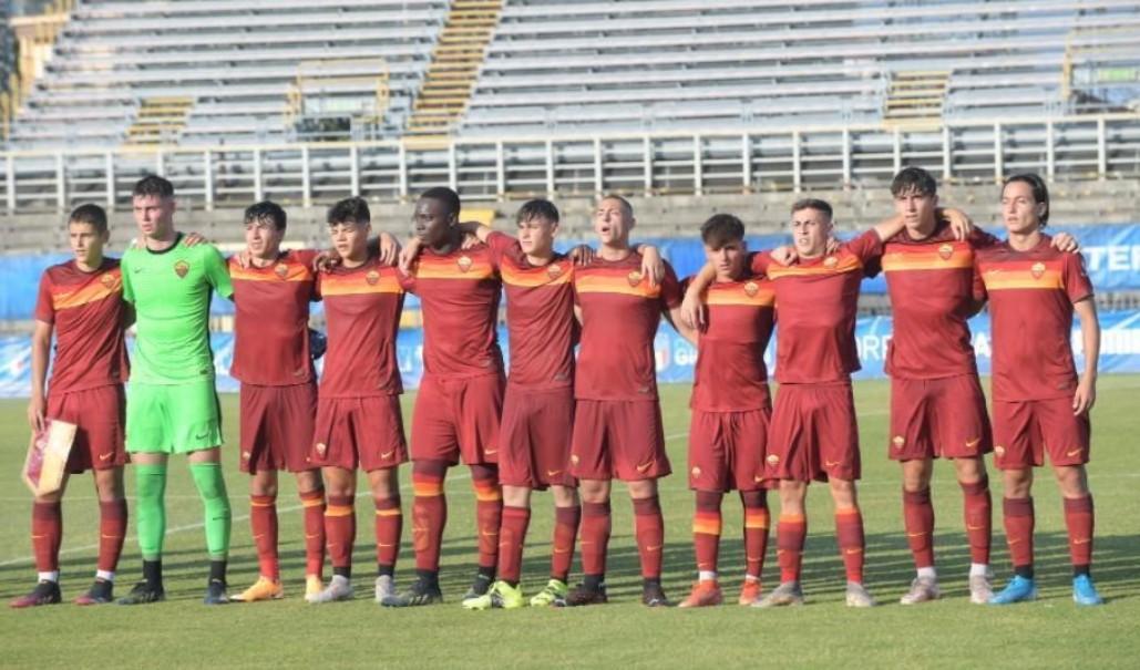 L'undici giallorosso (Foto Twitter AS Roma)