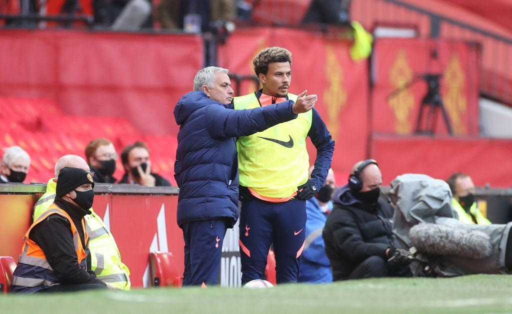 Mourinho e Dele Alli a colloquio @GETTY IMAGES