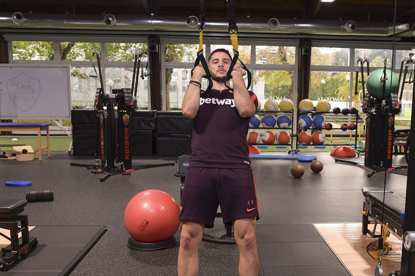 Manolas in palestra, di LaPresse