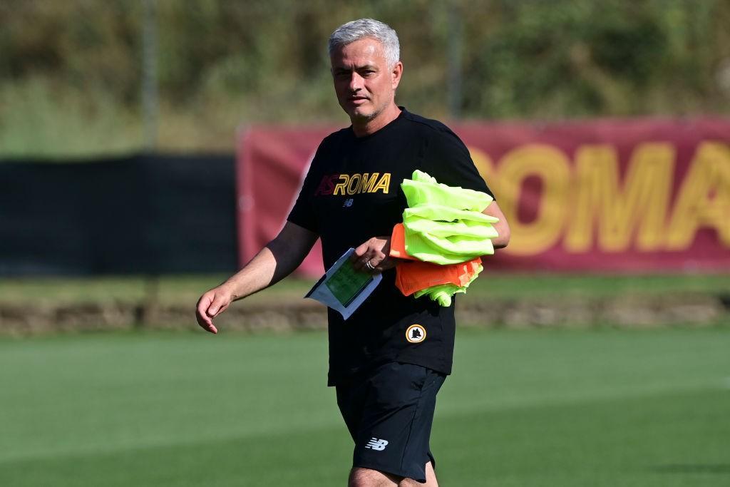 José Mourinho a Trigoria @Getty