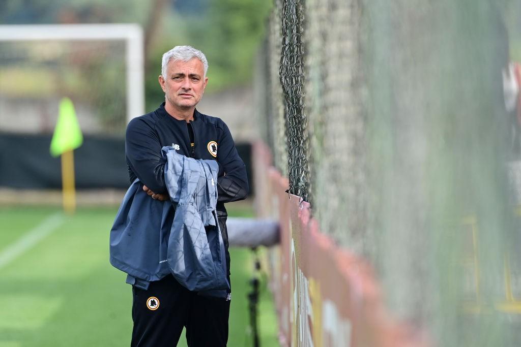 José Mourinho assiste a Roma-Ternana 2-0 @AS Roma via Getty Images