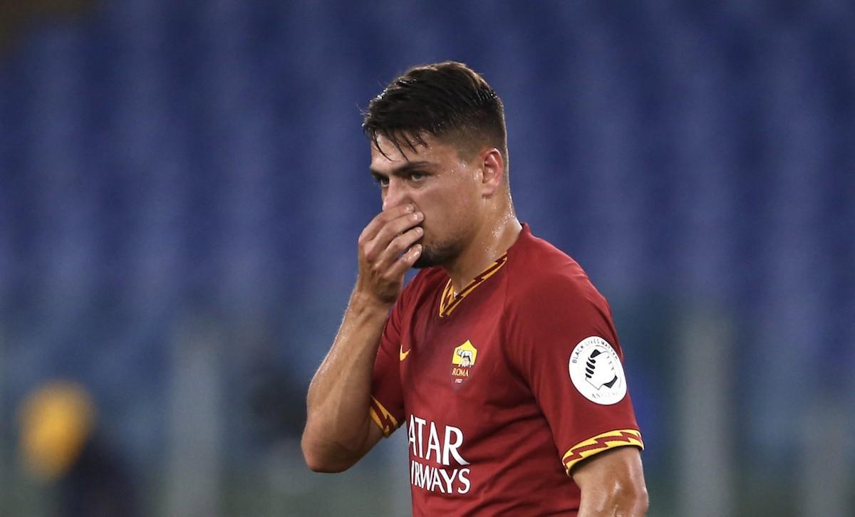 Cengiz Under durante una partita della Roma