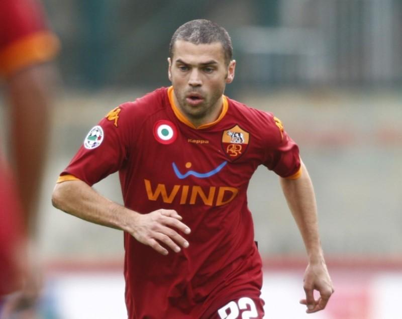 Max Tonetto con la maglia della Roma 