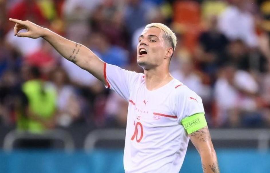 Xhaka con la Svizzera a Euro 2020 (Getty Images)