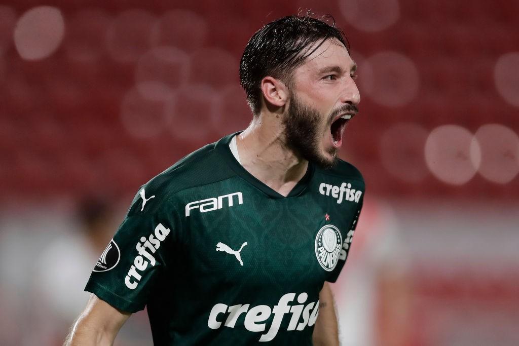 Viña con la maglia del Palmeiras (Getty Images)