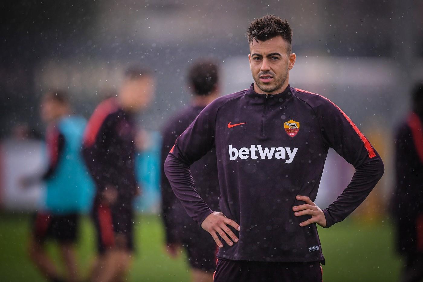 Stephan El Shaarawy sotto la pioggia, di LaPresse