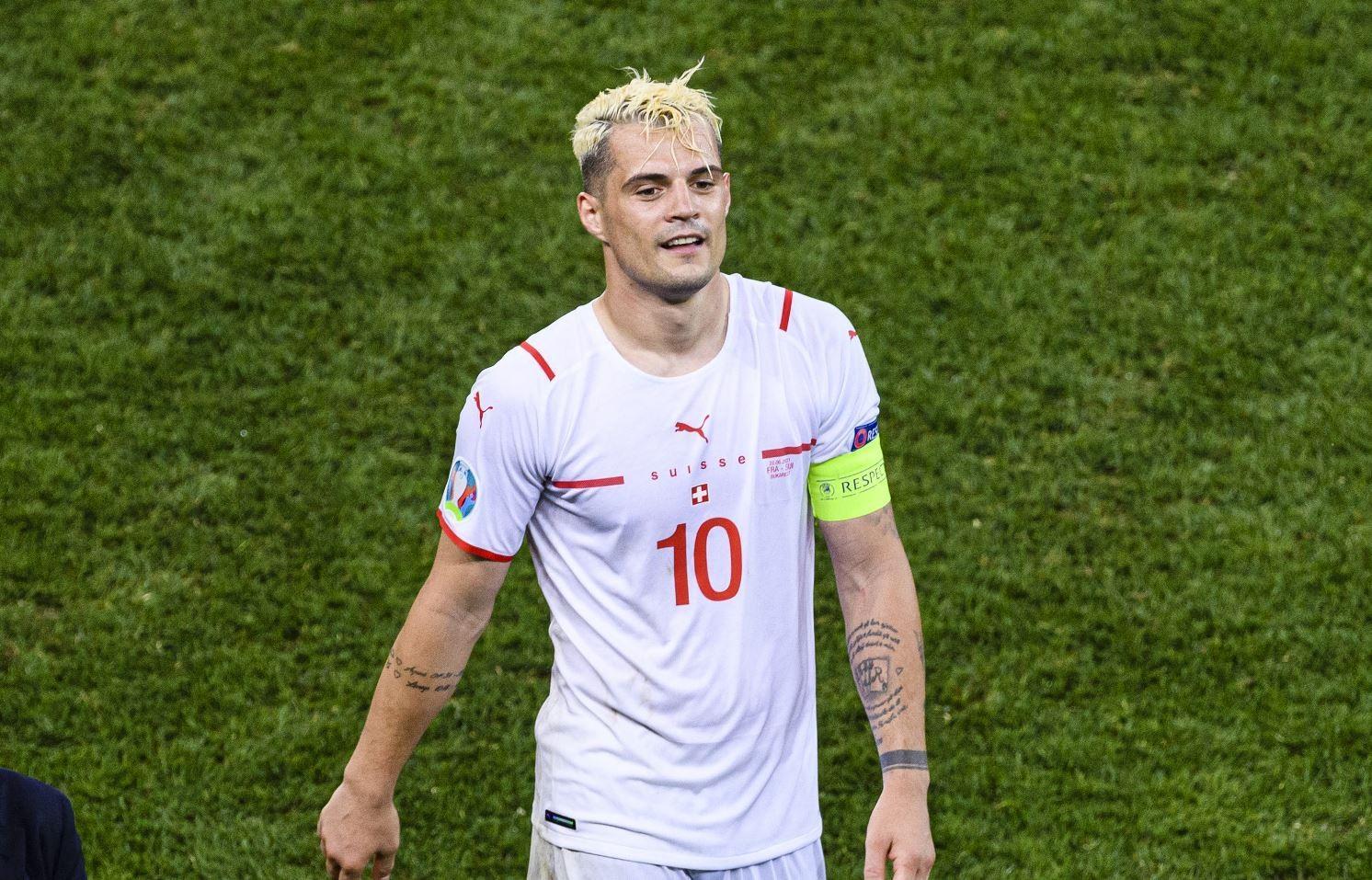 Granit Xhaka con la maglia della sua nazionale @Getty Images