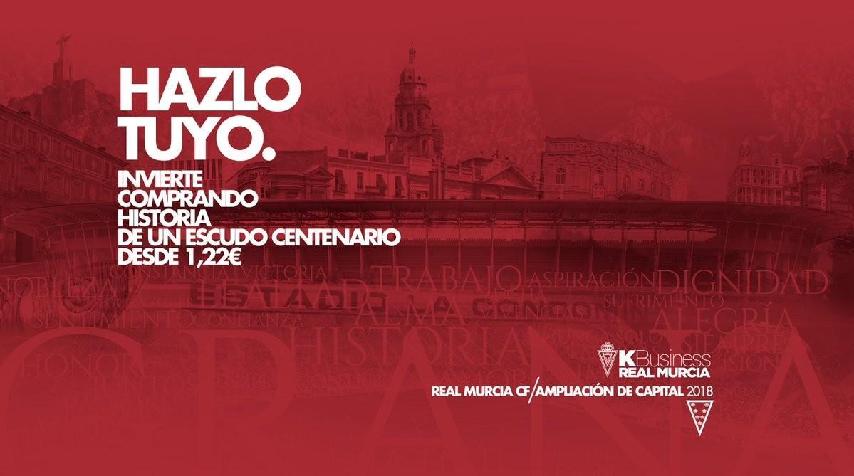 La campagna #HazloTuyo lanciata dai tifosi del Murcia