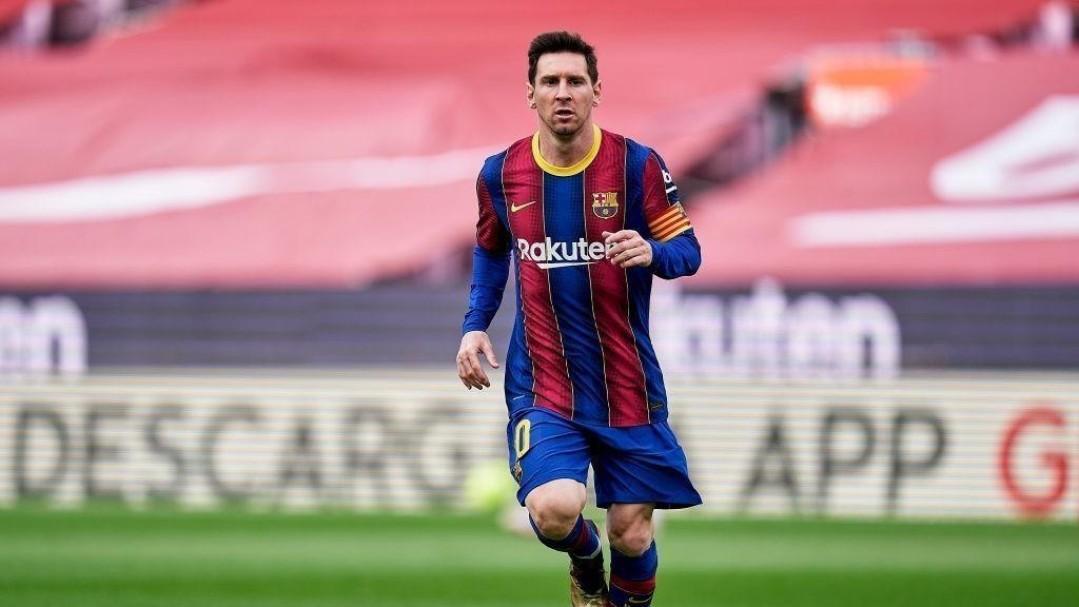 Messi con la maglia del Barcellona (Getty Images)