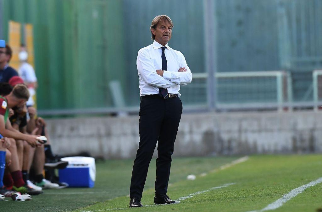 Il tecnico della Roma Primavera Alberto De Rossi (As Roma via Getty Images)