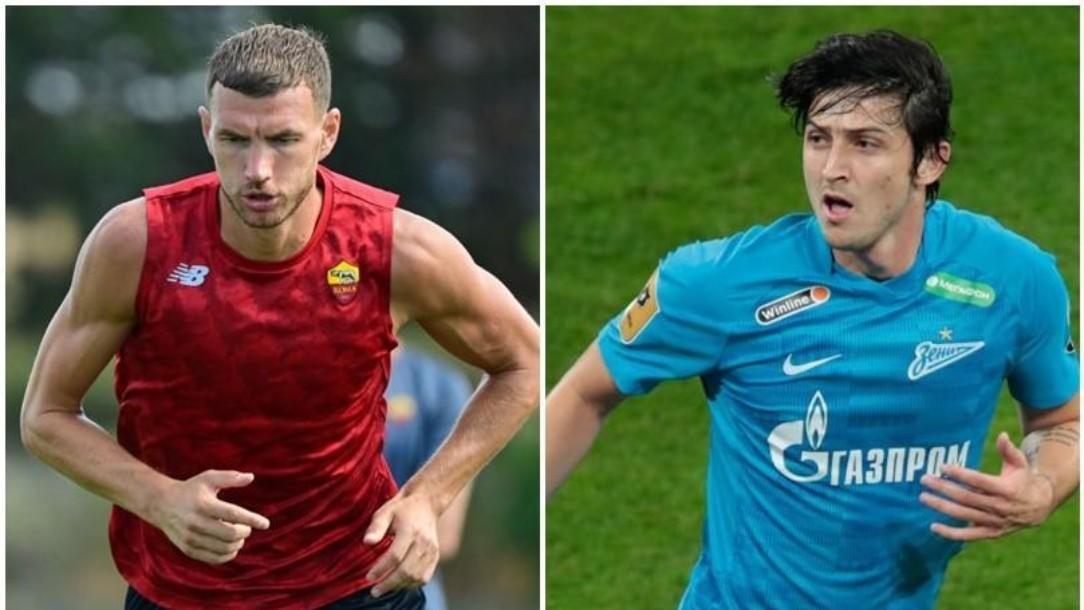 Edin Dzeko e Sardar Azmoun (Getty Images)