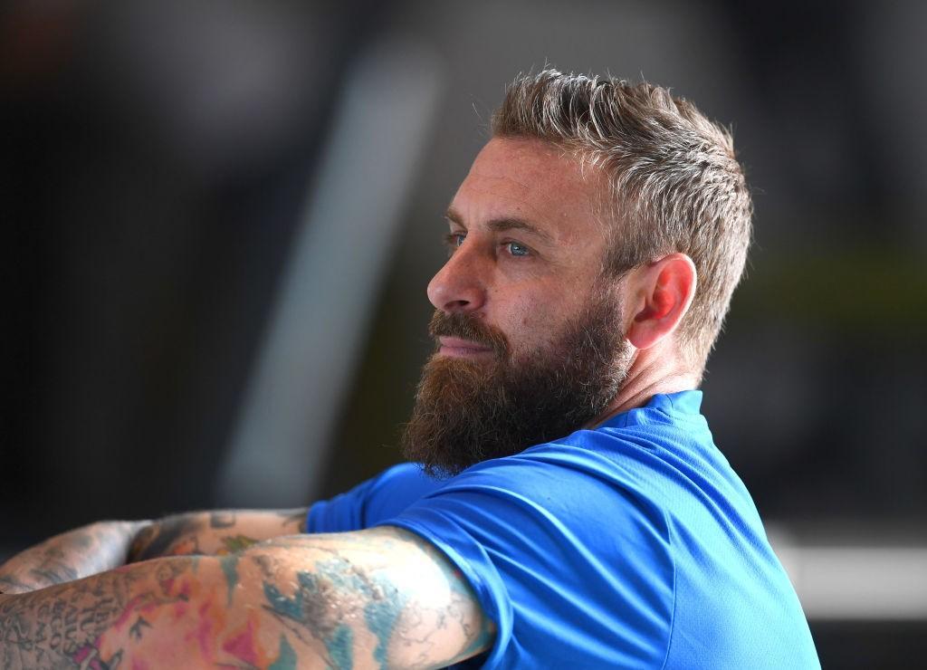 Daniele De Rossi durante un allenamento nel ritiro dell'Italia @ Getty Images