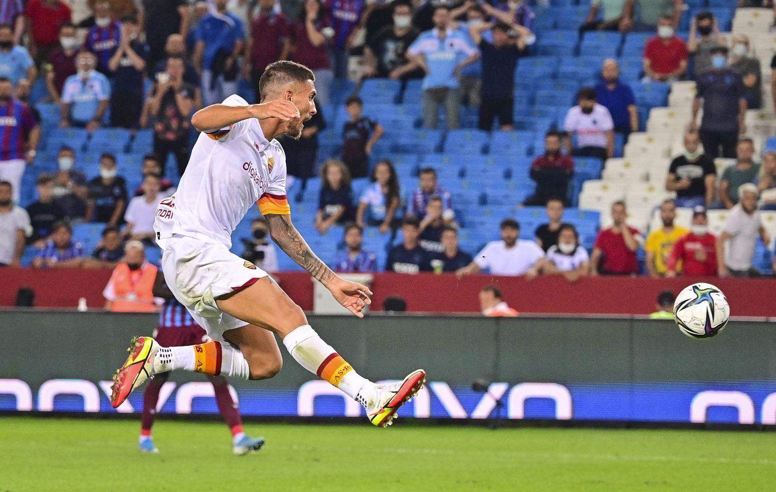 Lorenzo Pellegrini firma il gol dell'1-0 @Getty Images