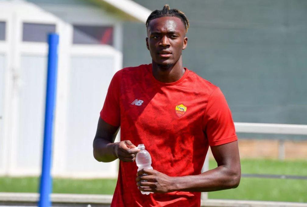 Tammy Abraham a Trigoria @Getty Images