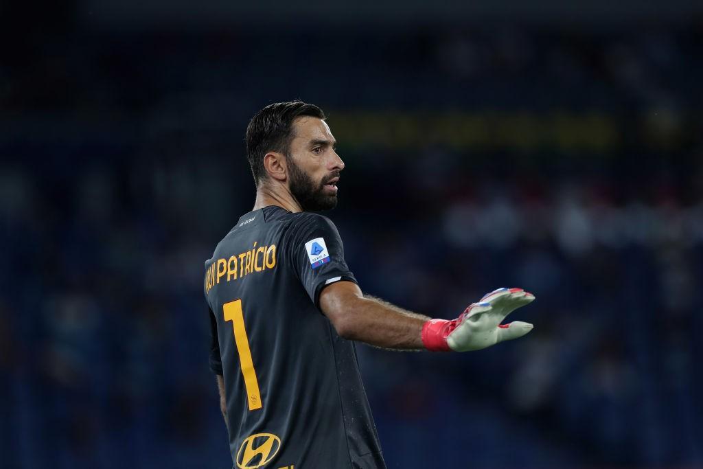 Rui Patricio durante Roma-Fiorentina @ AS Roma via Getty Images