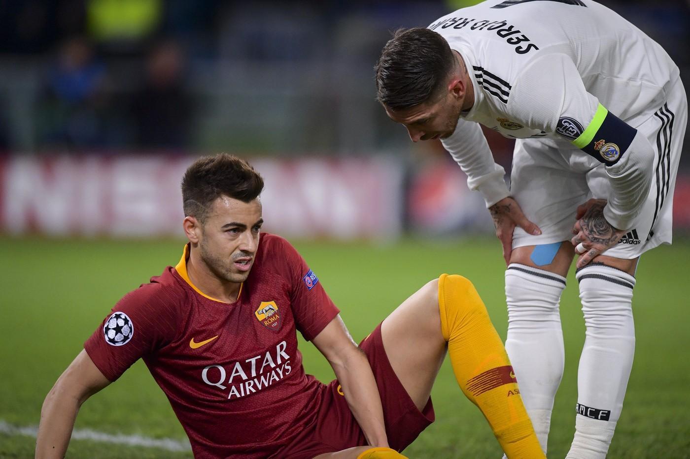 El Shaarawy dopo l'infortunio con il Real Madrid, di LaPresse