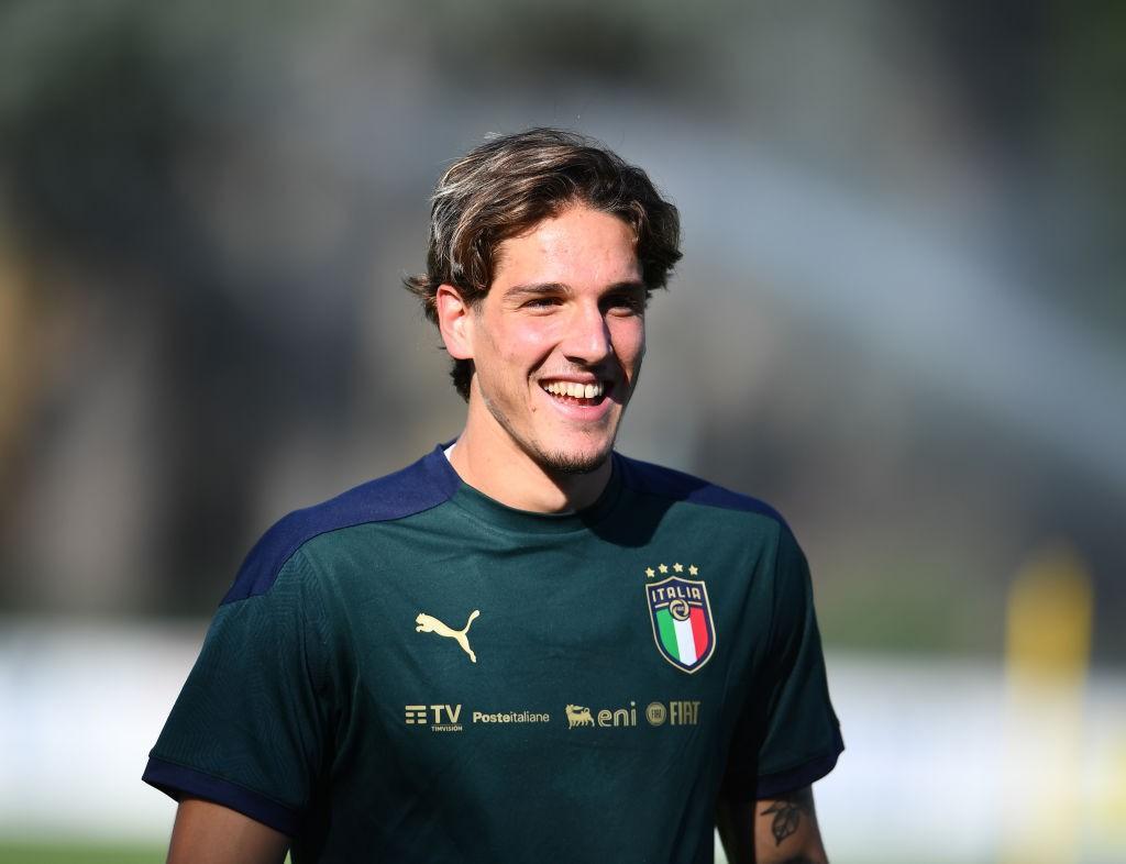 Nicolò Zaniolo in allenamento a Coverciano @ Getty Images