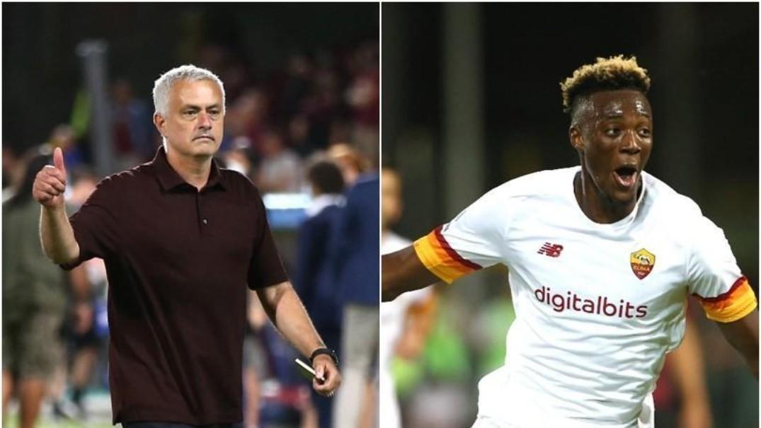 José Mourihno e Tammy Abraham, di Mancini