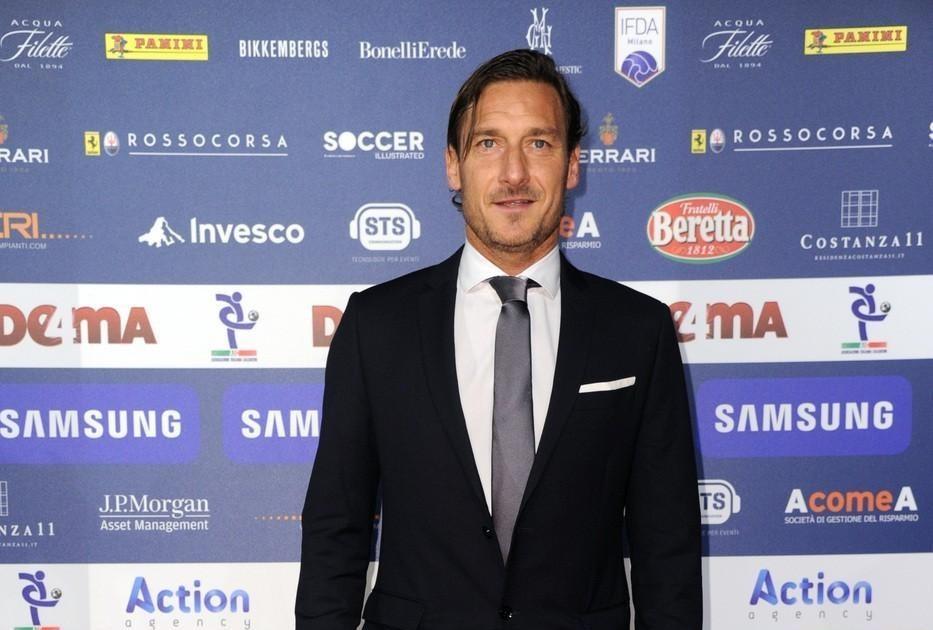 Totti al Gran Galà del Calcio, di LaPresse