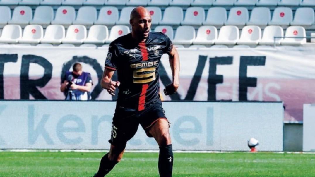 Nzonzi con la maglia del Rennes (Getty Images)