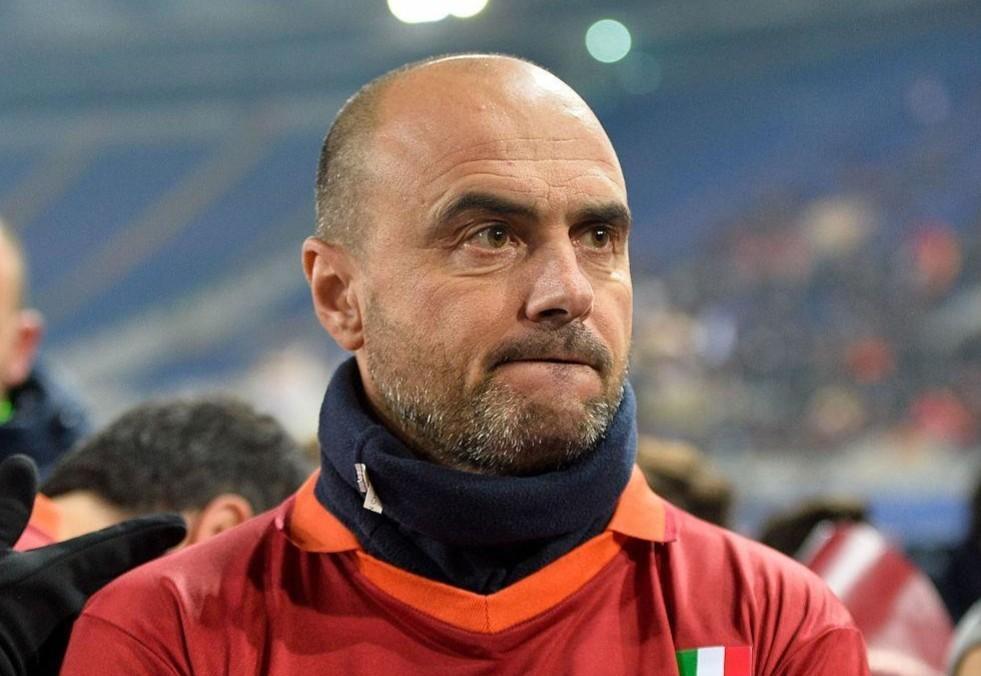 Giuseppe Giannini all'Olimpico (As Roma via Getty Images)