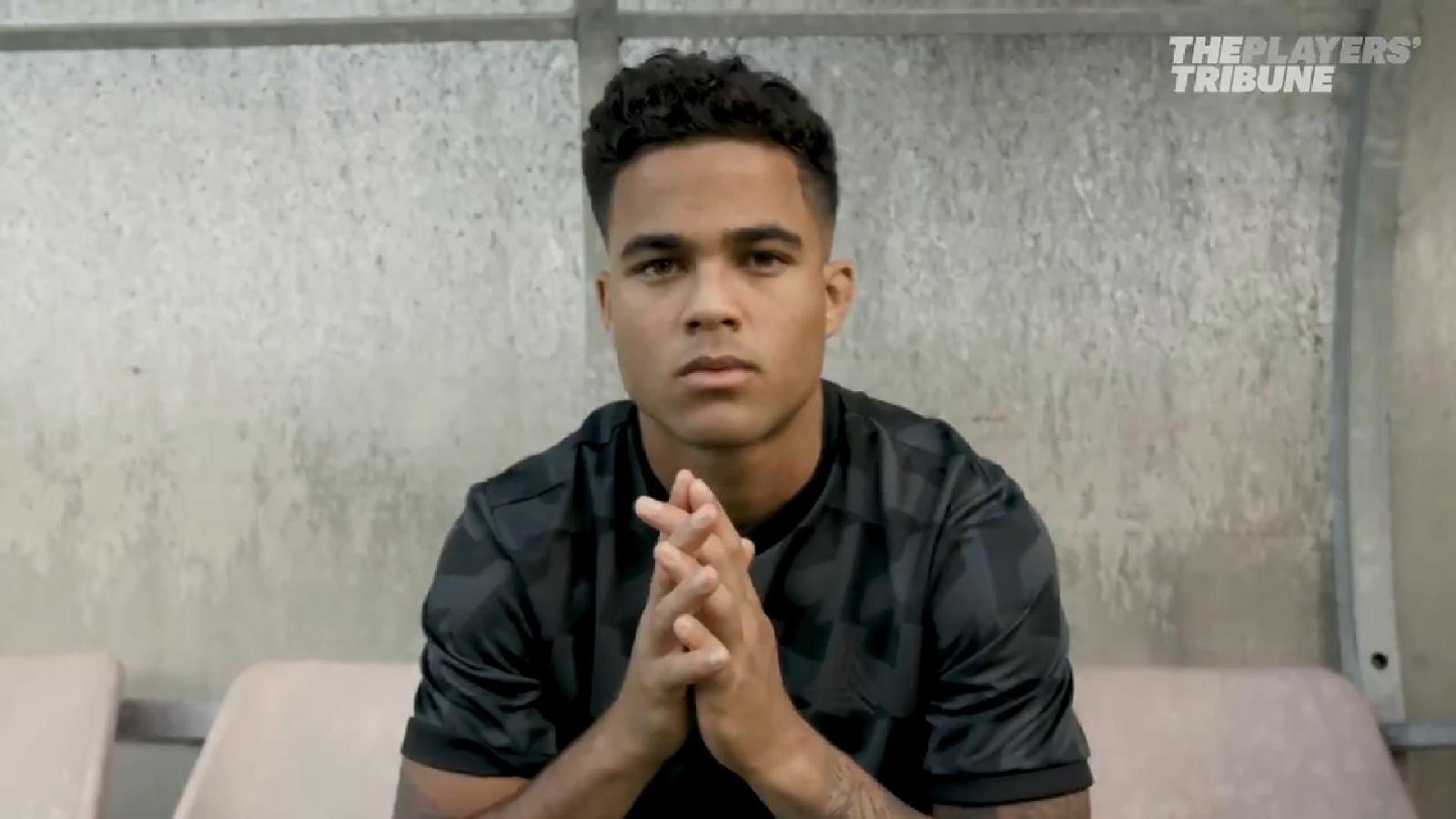 Kluivert nel video girato per The Players' Tribune