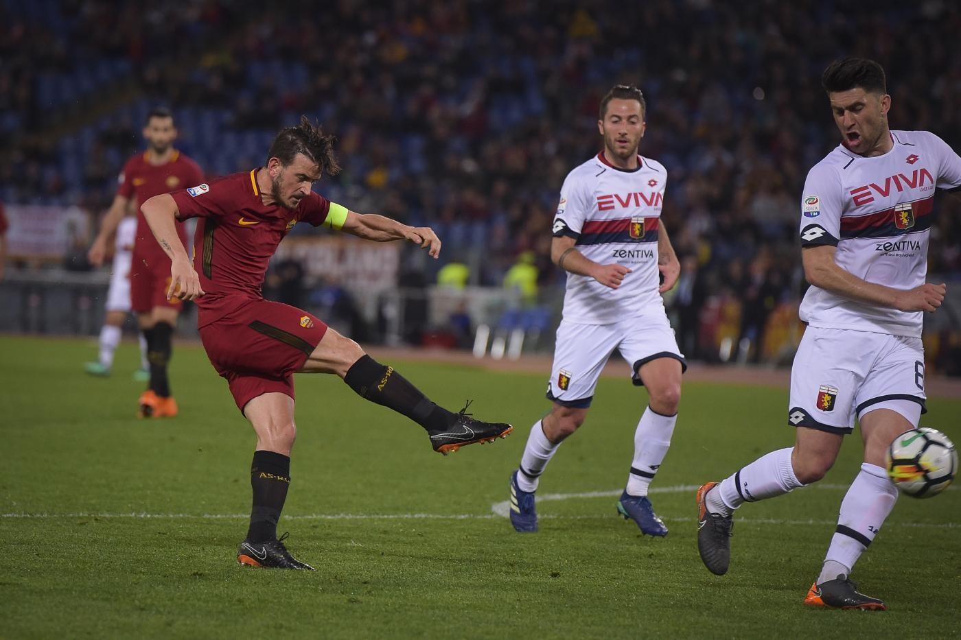 Alessandro Florenzi in campo contro il Genoa lo scorso anno, di LaPresse