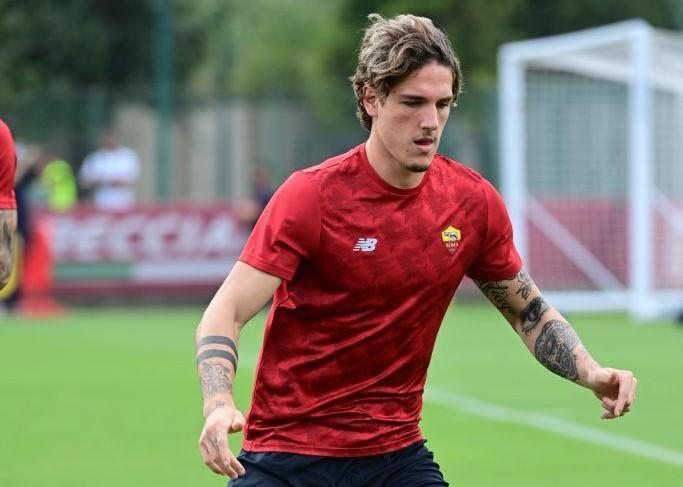 Zaniolo a Trigoria @Getty Images