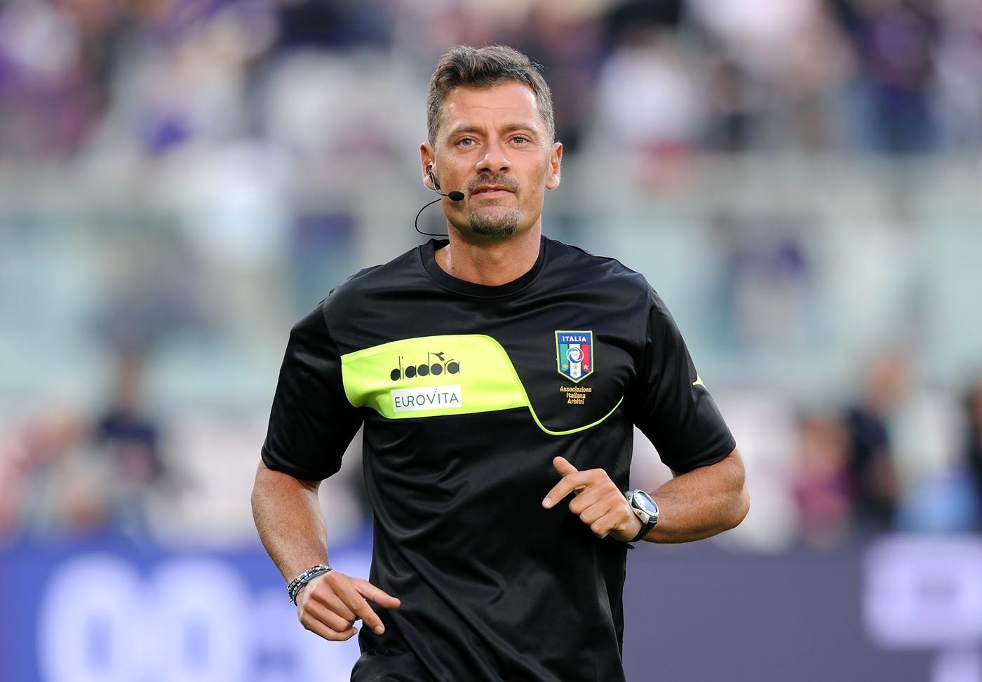 Giacomelli, arbitro di Roma-Sassuolo, di LaPresse