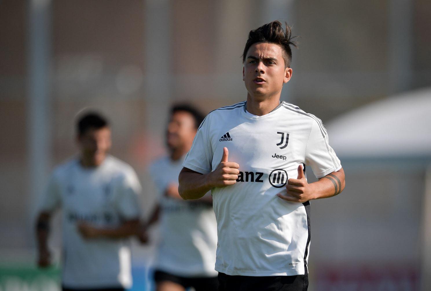 Paulo Dybala in allenamento con la Juventus @Getty Images