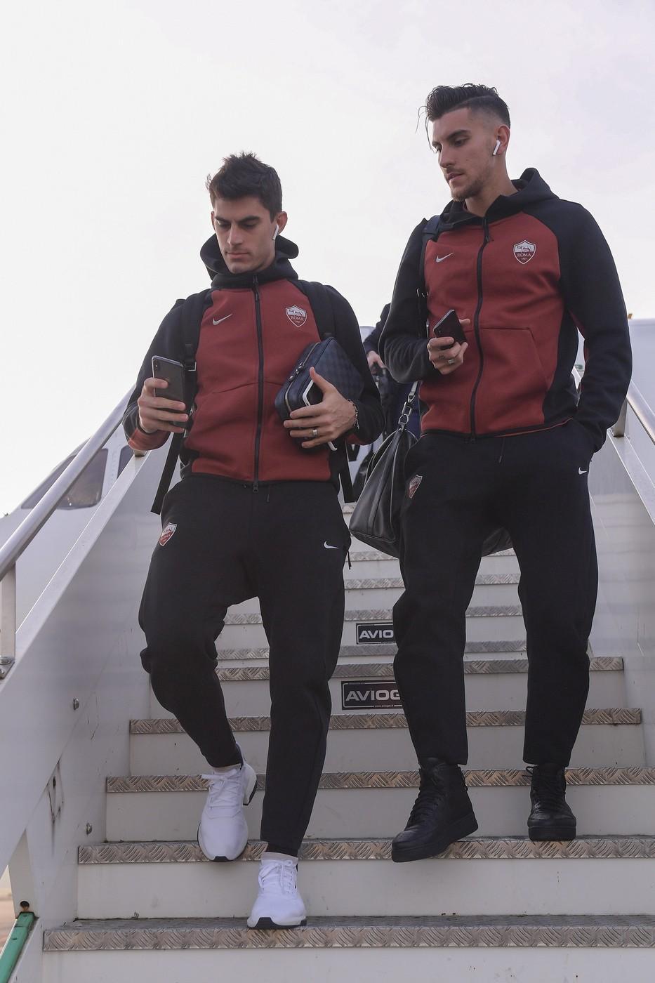 Perotti e Lorenzo Pellegrini, di LaPresse