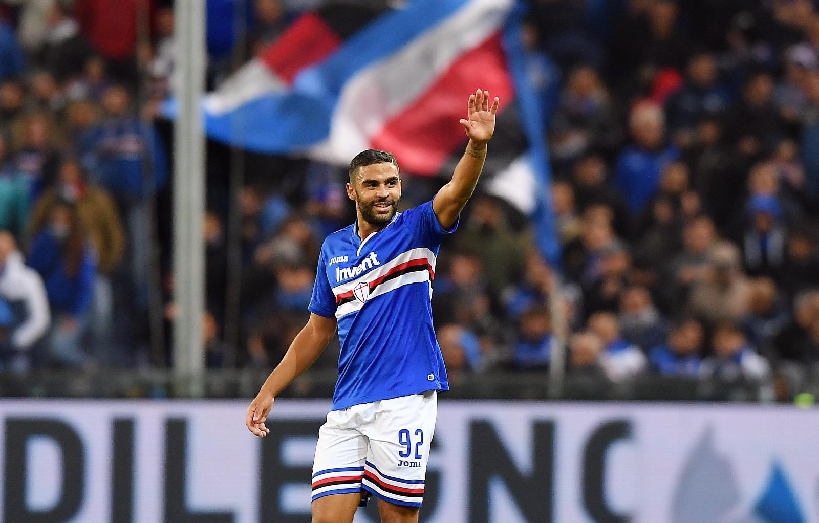 Gregoire Defrel in blucerchiato, di LaPresse