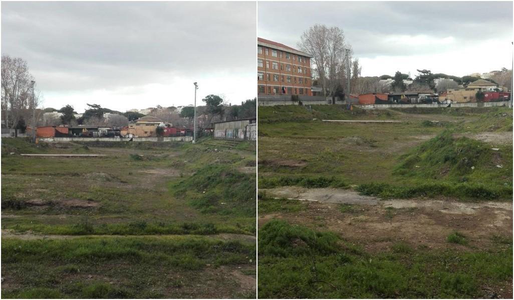 Campo Testaccio allo stato attuale