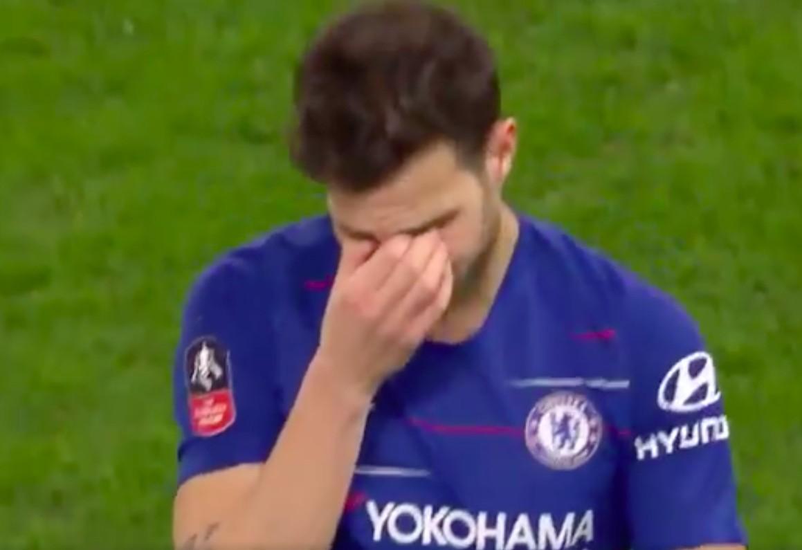 Le lacrime di Cesc Fabregas