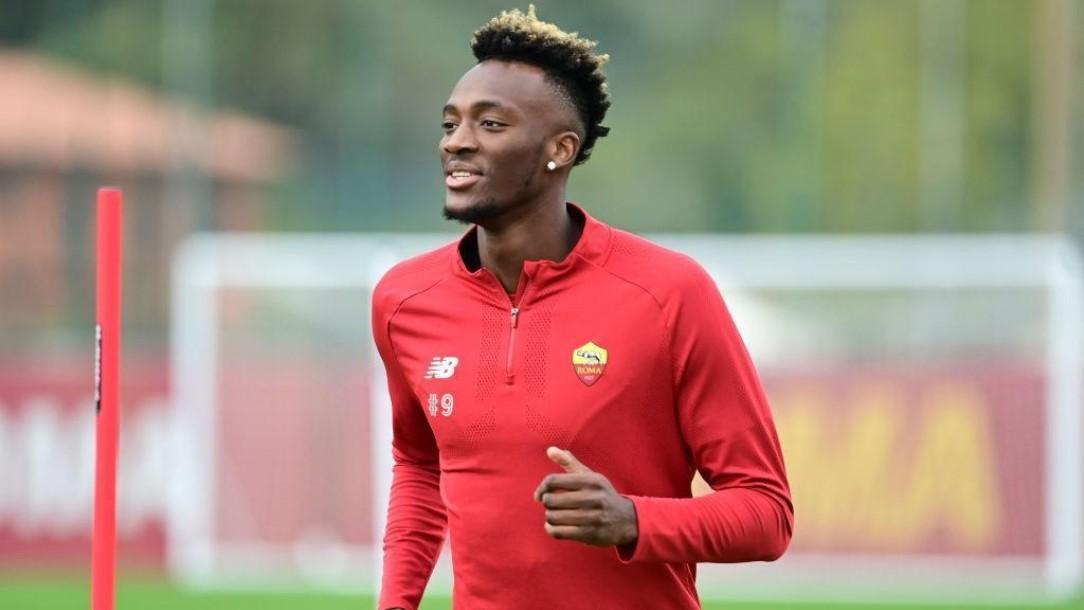 Abraham in allenamento a Trigoria (As Roma via Getty Images)