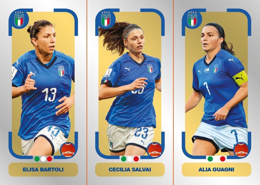 Elisa Bartoli, capitano della Roma Femminile, tra le figurine speciali della Nazionale Femminile