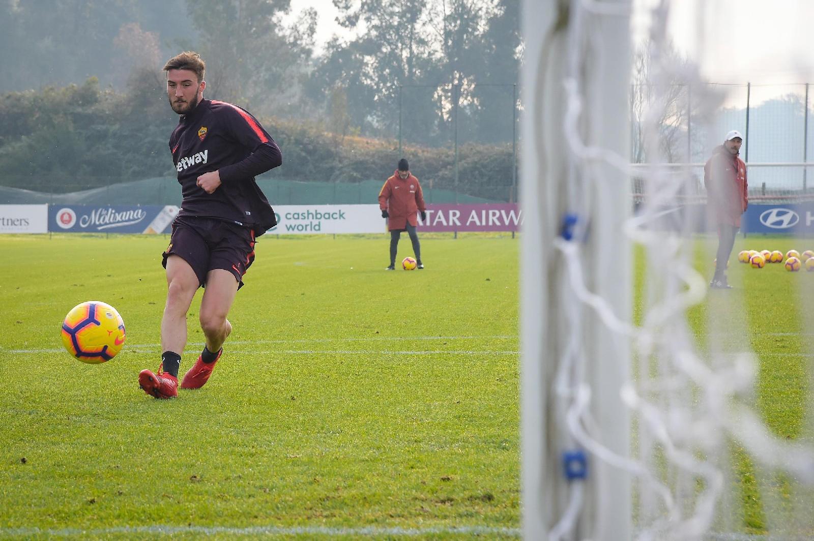 Bryan Cristante al tiro