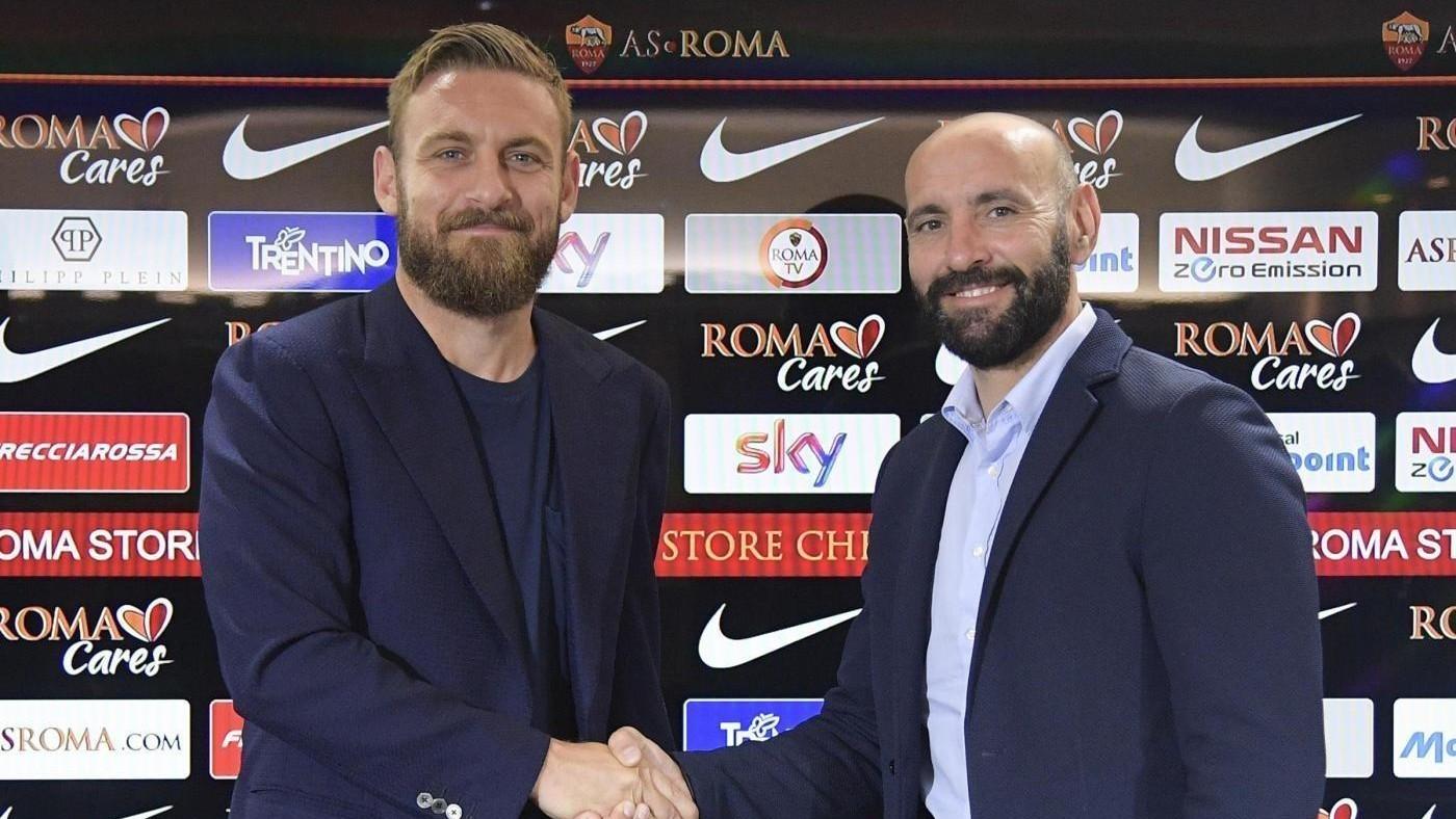 De Rossi e Monchi, di LaPresse