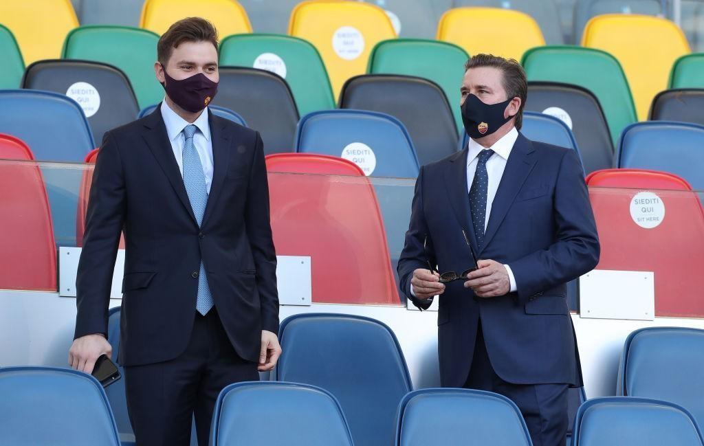 Ryan e Dan Friedkin all'Olimpico (As Roma via Getty Images)