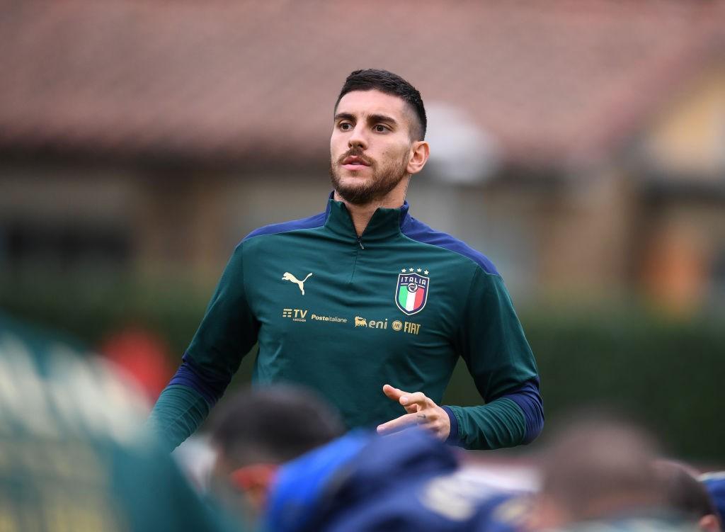 Pellegrini in allenamento in Nazionale (As Roma via Getty Images)