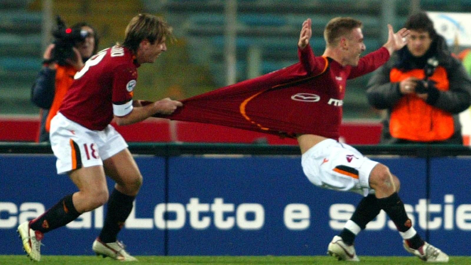 Cassano e De Rossi nel 2005, di LaPresse