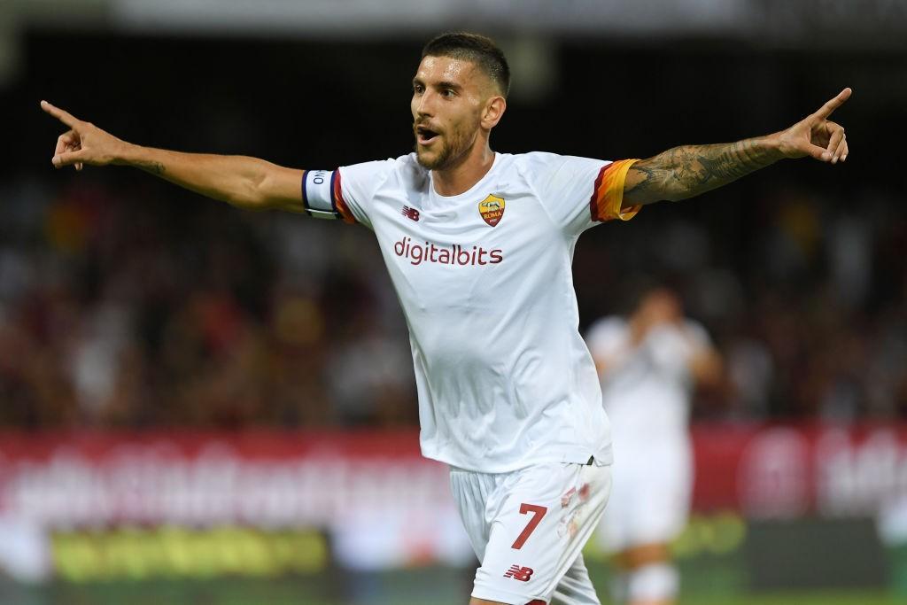 Lorenzo Pellegrini in Salernitana-Roma (As Roma via Getty Images)