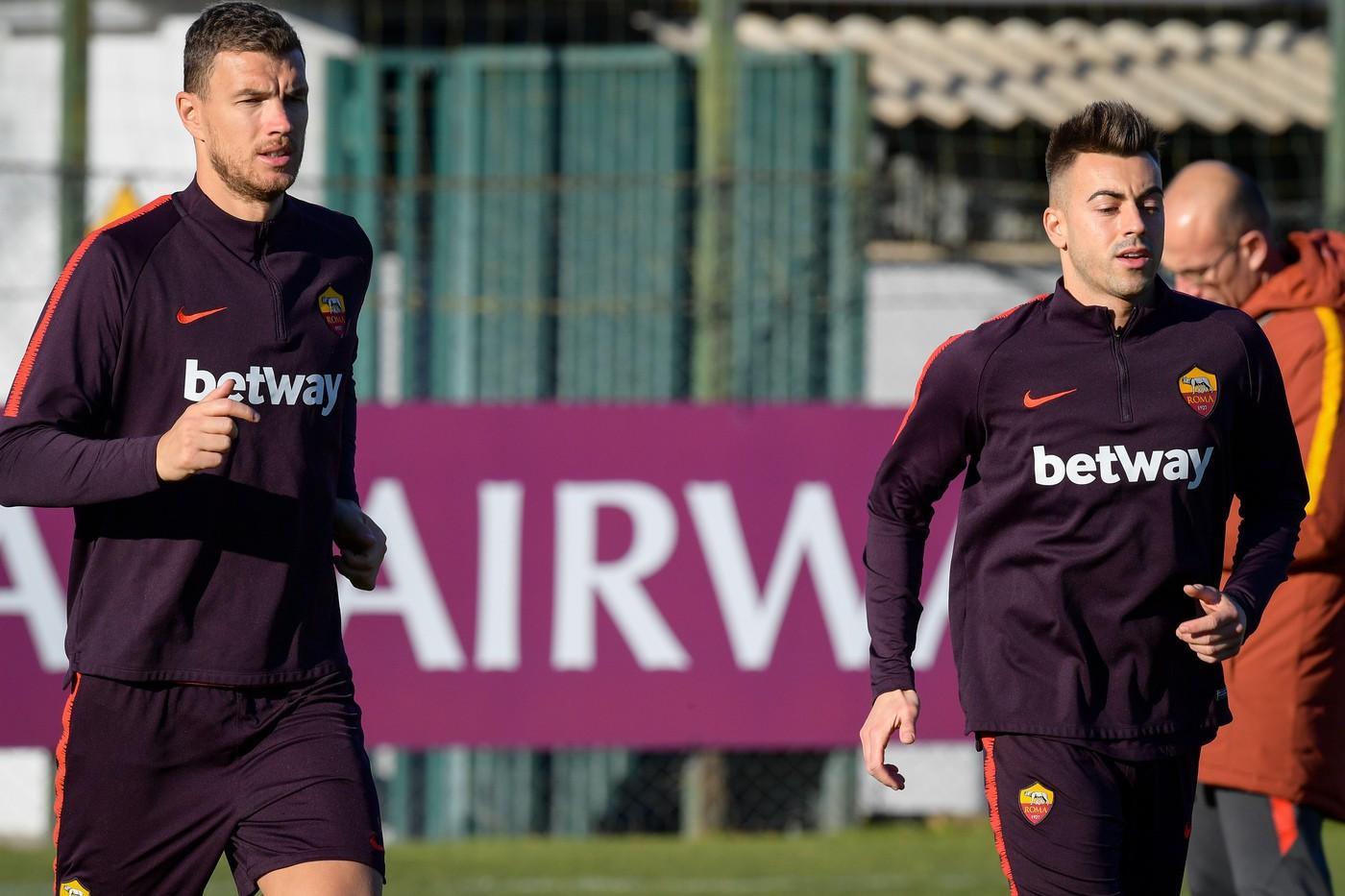 Dzeko ed El Shaarawy, di LaPresse