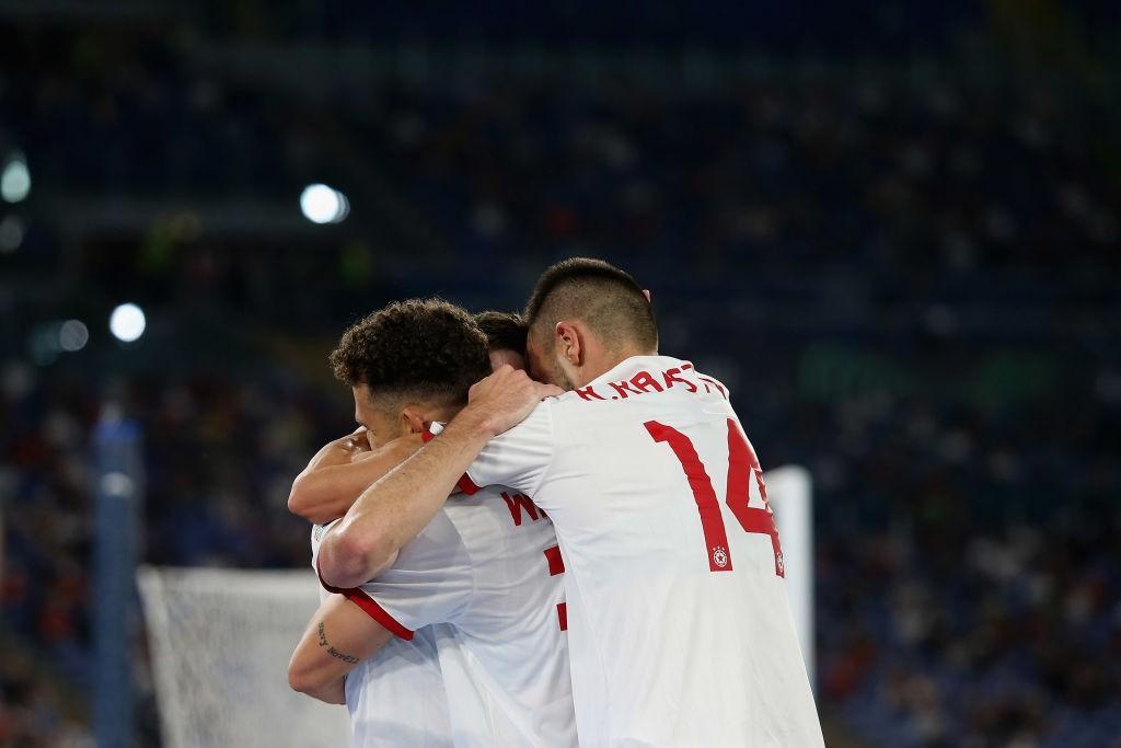 L'esultanza dei giocatori del Cska Sofia (Getty Images)