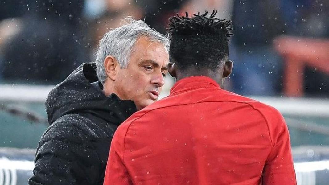 Mourinho e Felix Afena Gyan (Getty Images)