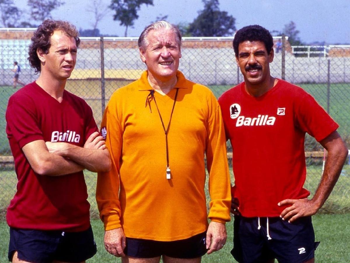 Liedholm con Falcao e Cerezo