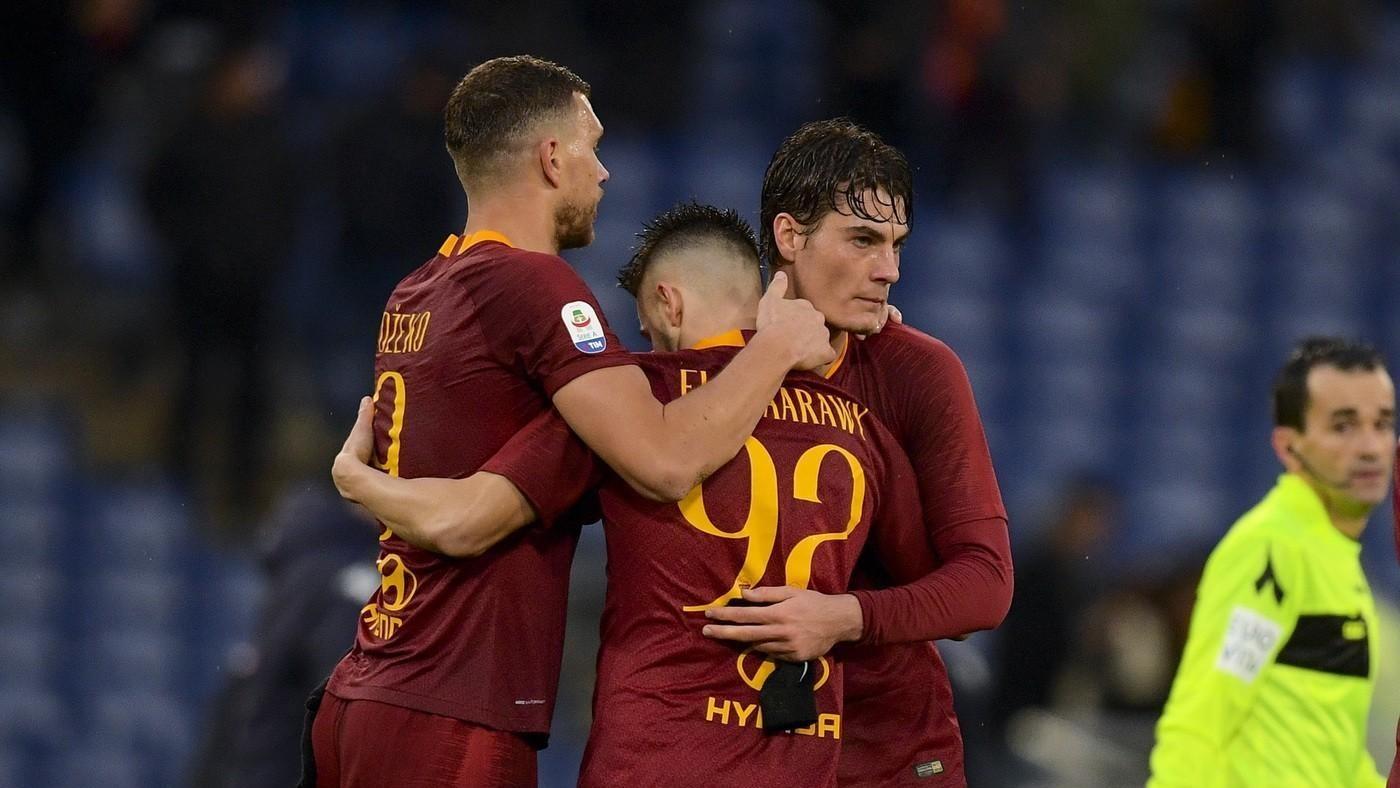 Dzeko, El Shaarawy e Schick, di LaPresse