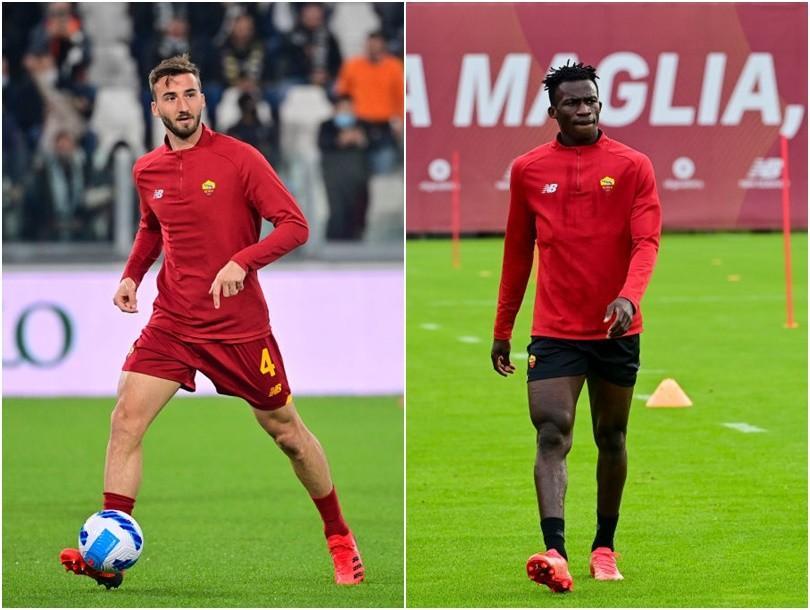 Cristante a sinistra, Felix a destra (As Roma via Getty Images)