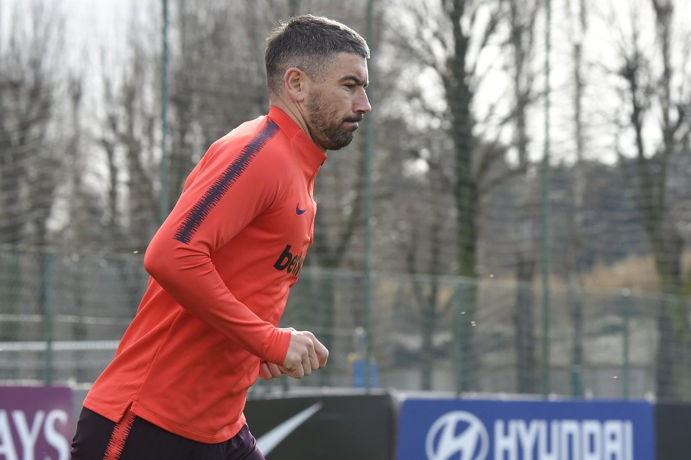 Aleksandar Kolarov in allenamento, di LaPresse