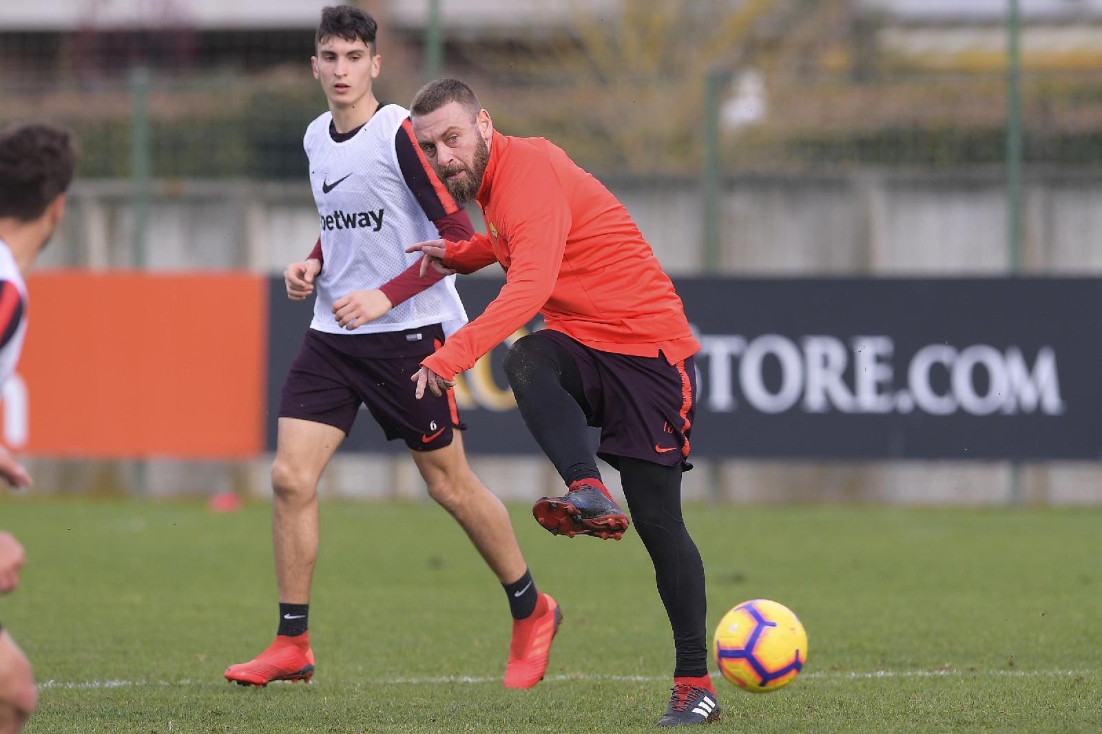 De Rossi in azione, di LaPresse